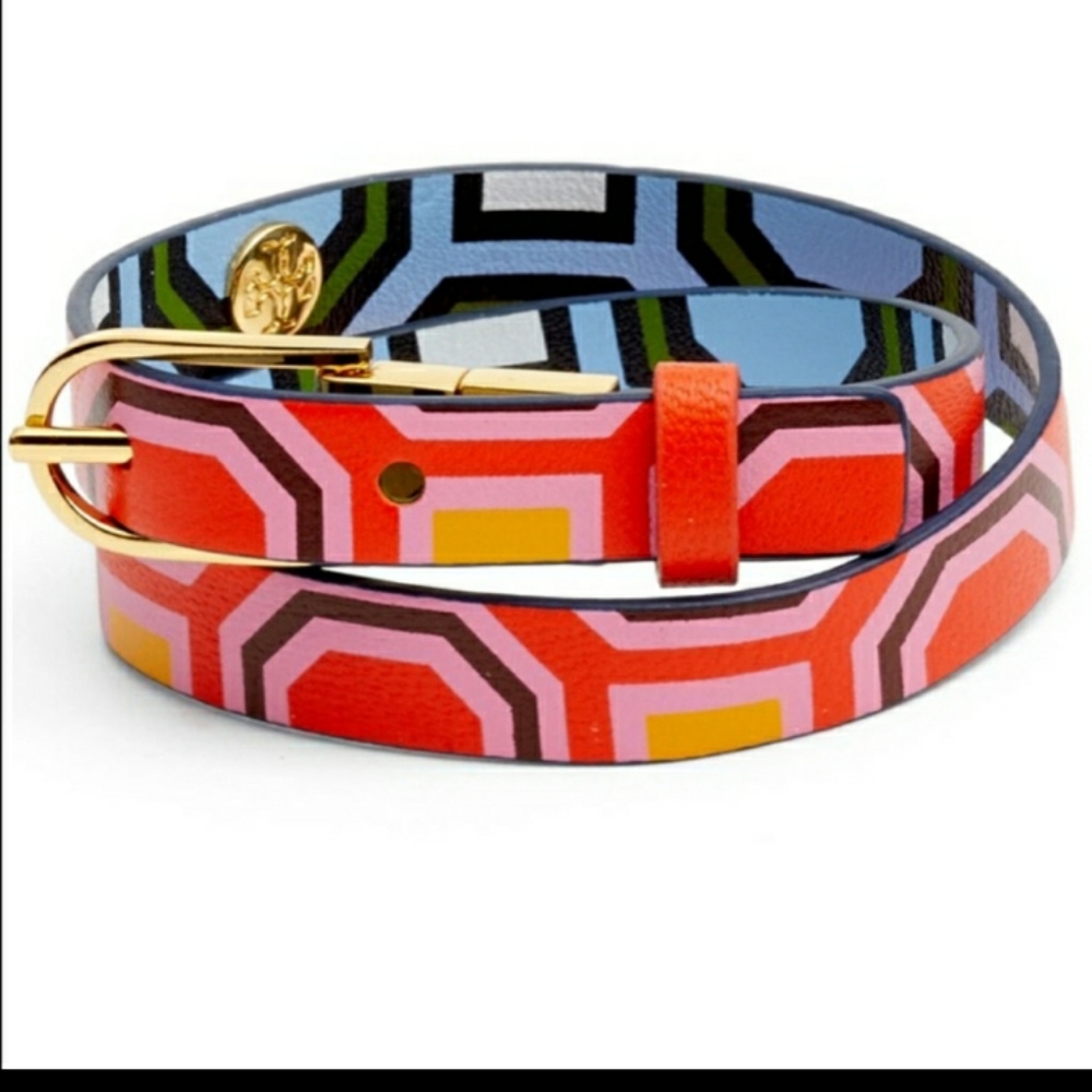 Brand New w/ Tag Tory Burch Leather Bracelet - Picture 1 of 10